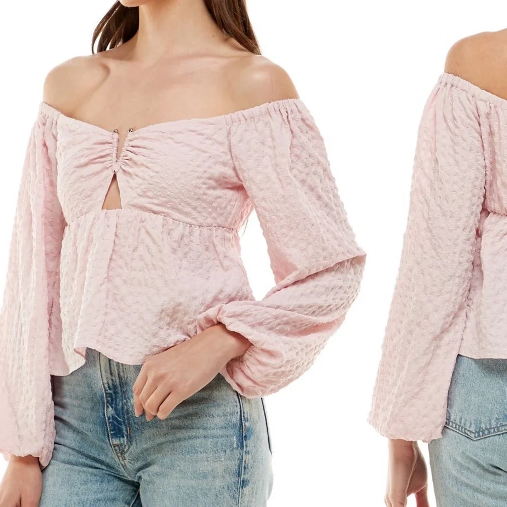 WAYF ✨ VALLEY OFF THE SHOULDER TOP NWT - Picture 6 of 6